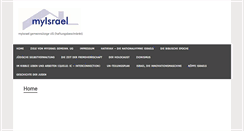 Desktop Screenshot of myisrael.eu